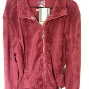 LL Bean Luxe fleece jacket